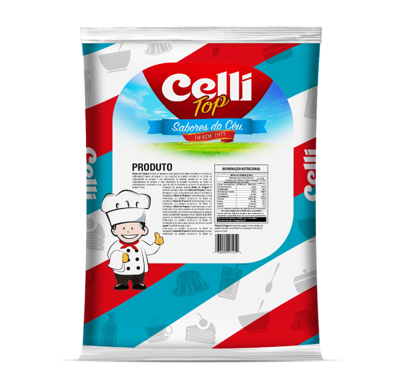 gelatina em pó Celli 1kg